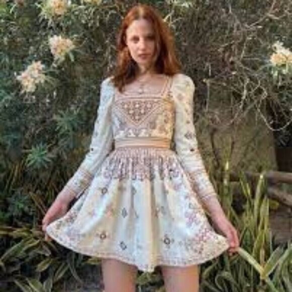 Ulla Johnson Adilah Runway Dress in Ochre 4 - Picture 1 of 16